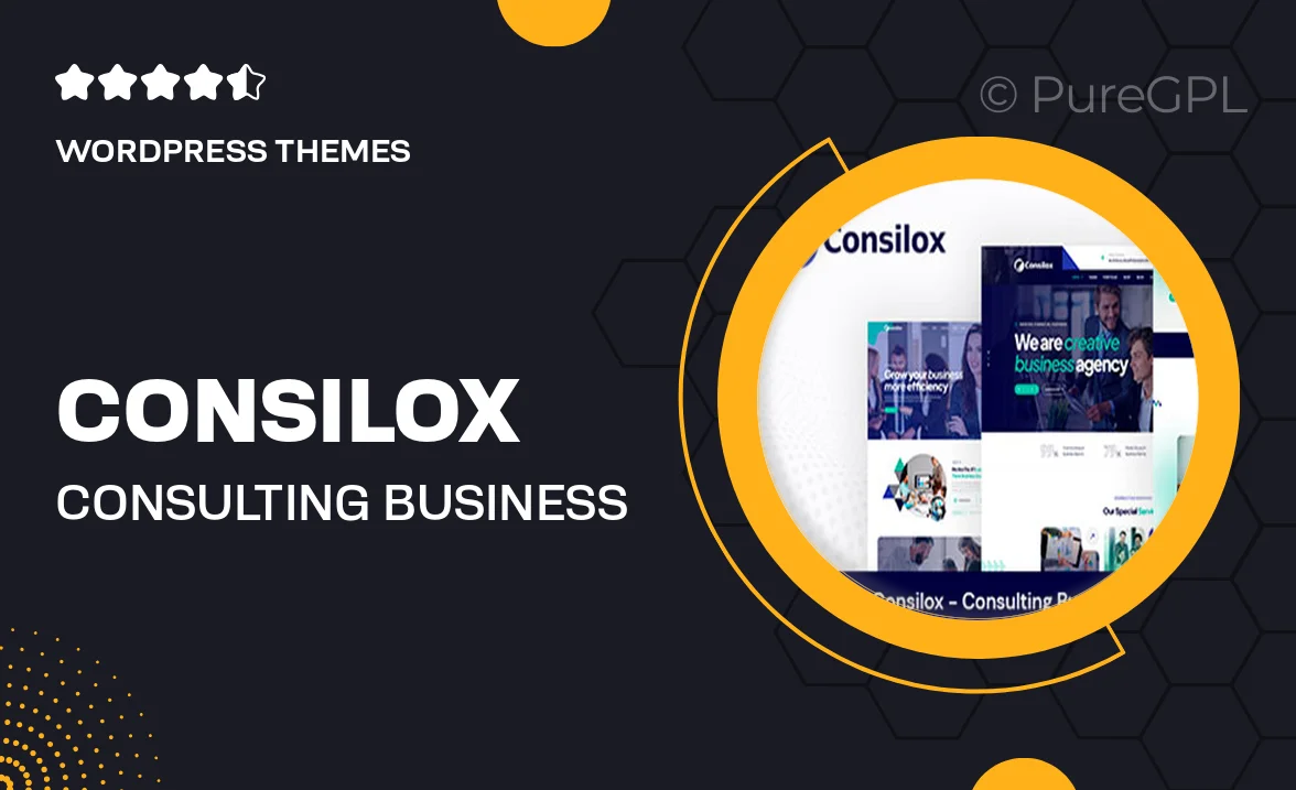 Consilox – Consulting Business WordPress Theme