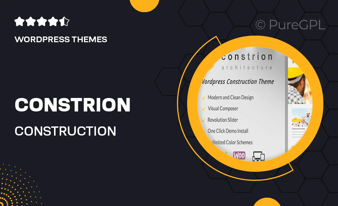 Constrion – Construction & Builder WordPress Theme