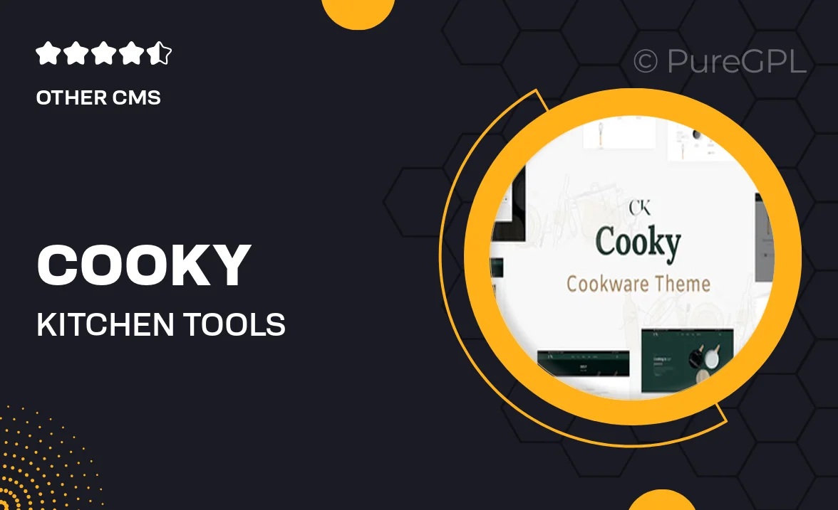 Cooky – Kitchen Tools & Furniture Shopify Theme