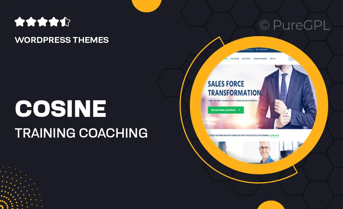 Cosine – Training & Coaching WordPress Theme