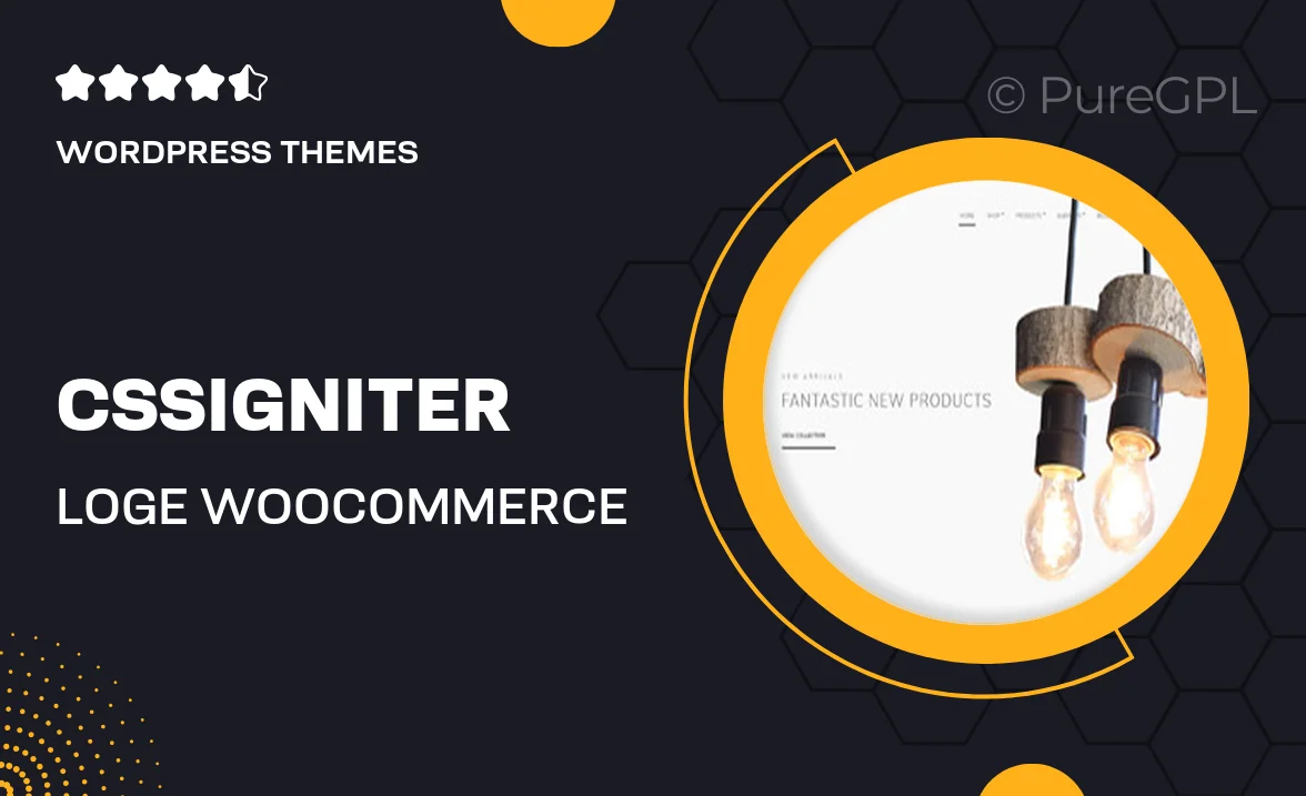 CSSIgniter Loge – WooCommerce Theme for Retailers