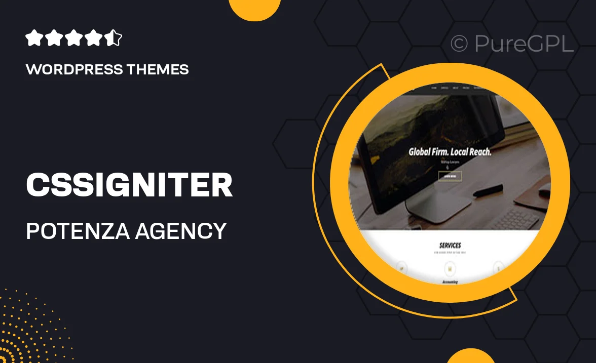 CSSIgniter Potenza – Agency & Business WordPress Theme