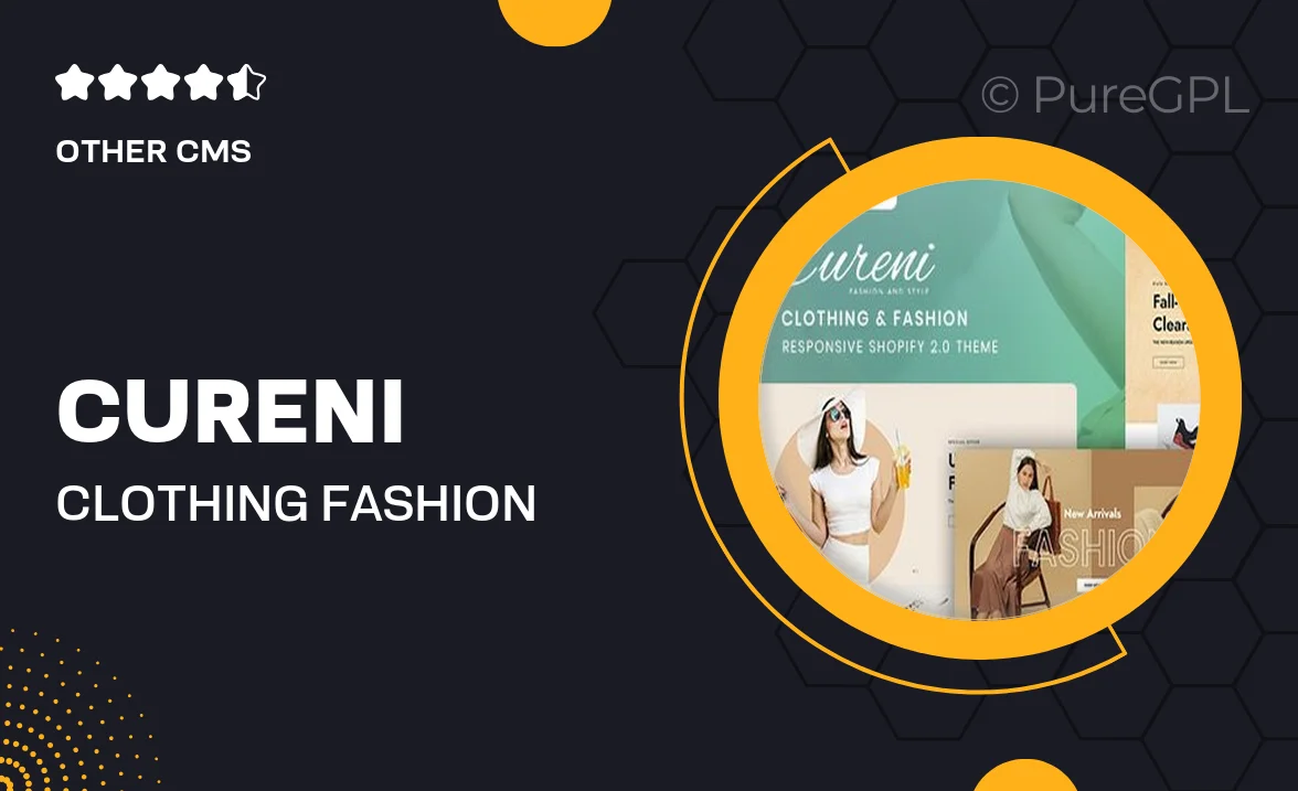 Cureni – Clothing & Fashion Responsive Shopify 2.0 Theme