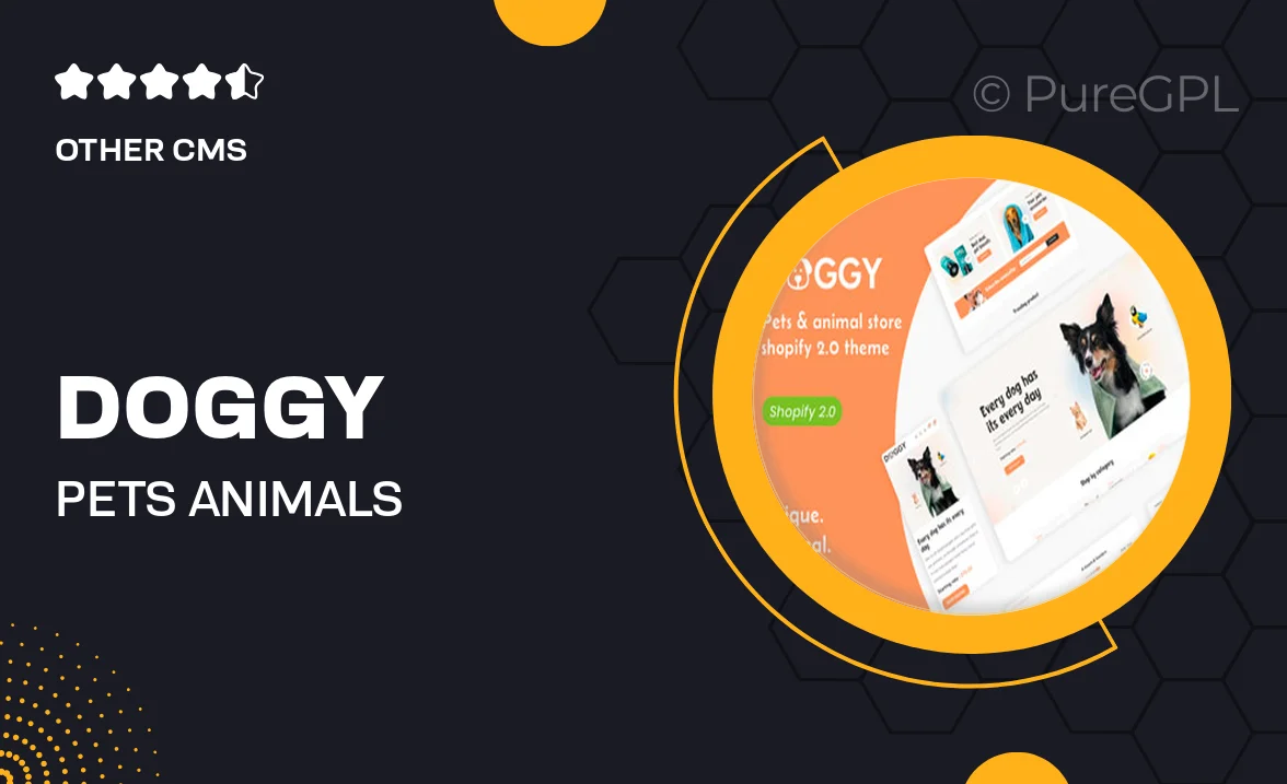 Doggy – Pets & Animals Responsive Shopify Theme