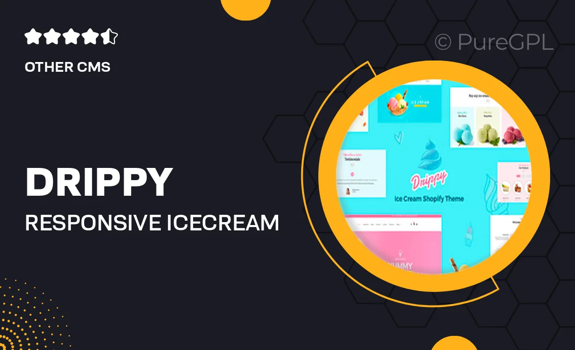 Drippy – Responsive Icecream Shopify Theme