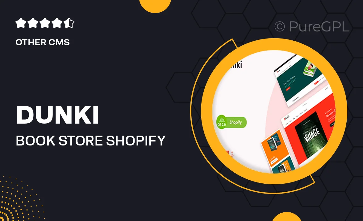 Dunki – Book Store Shopify OS 2.0 Theme