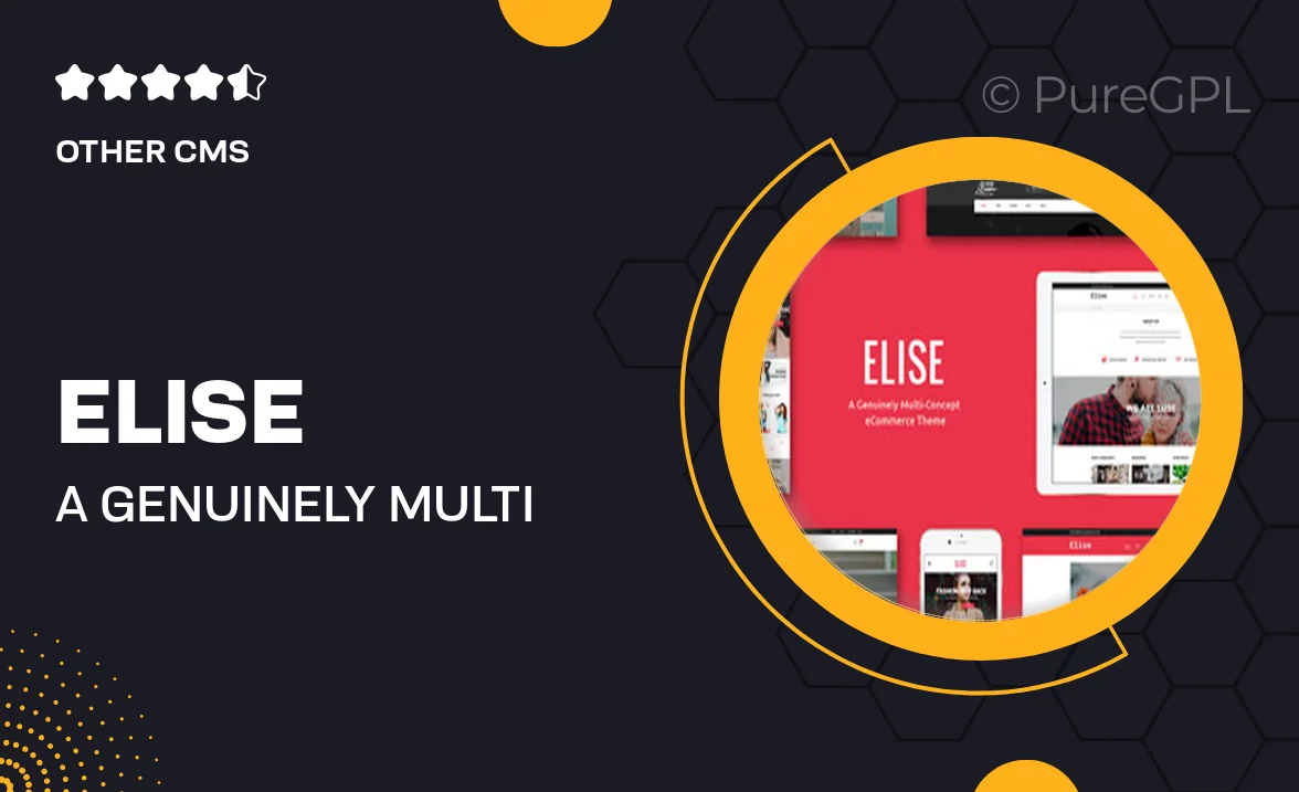 Elise – A Genuinely Multi Concept Shopify Theme