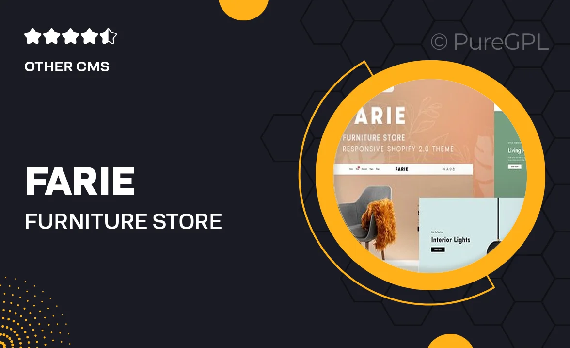 Farie – Furniture Store Responsive Shopify 2.0 Theme