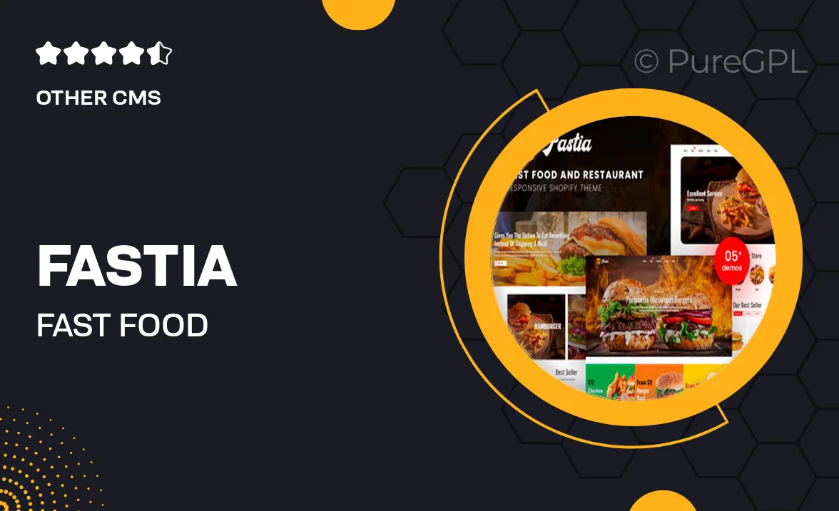 Fastia – Fast Food & Restaurant Shopify Theme