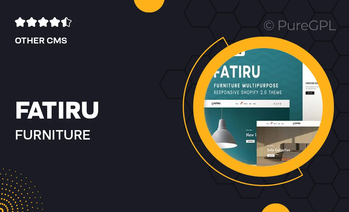 Fatiru – Furniture Multipurpose Responsive Shopify 2.0 Theme