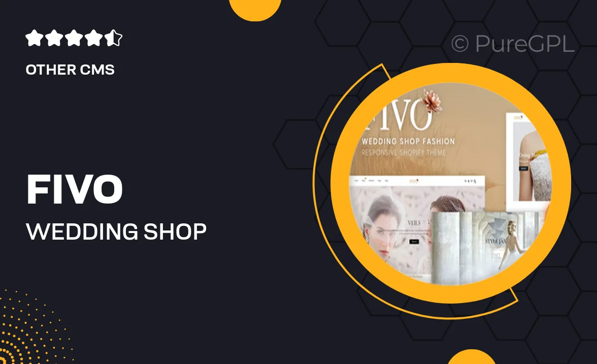 Fivo – Wedding Shop Fashion Shopify Theme