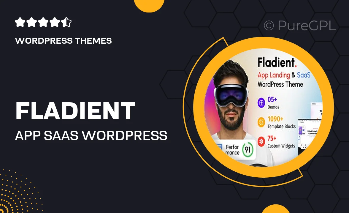 Fladient – App & SaaS WordPress Theme