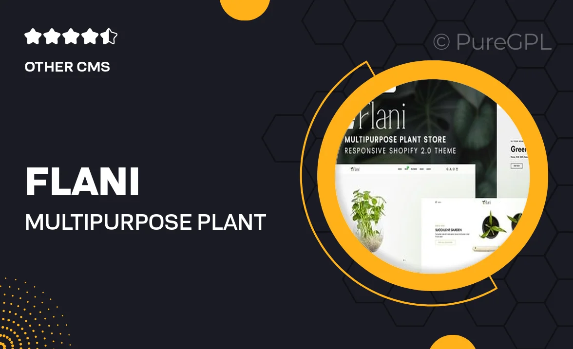 Flani – MultiPurpose Plant Store Shopify 2.0 Theme