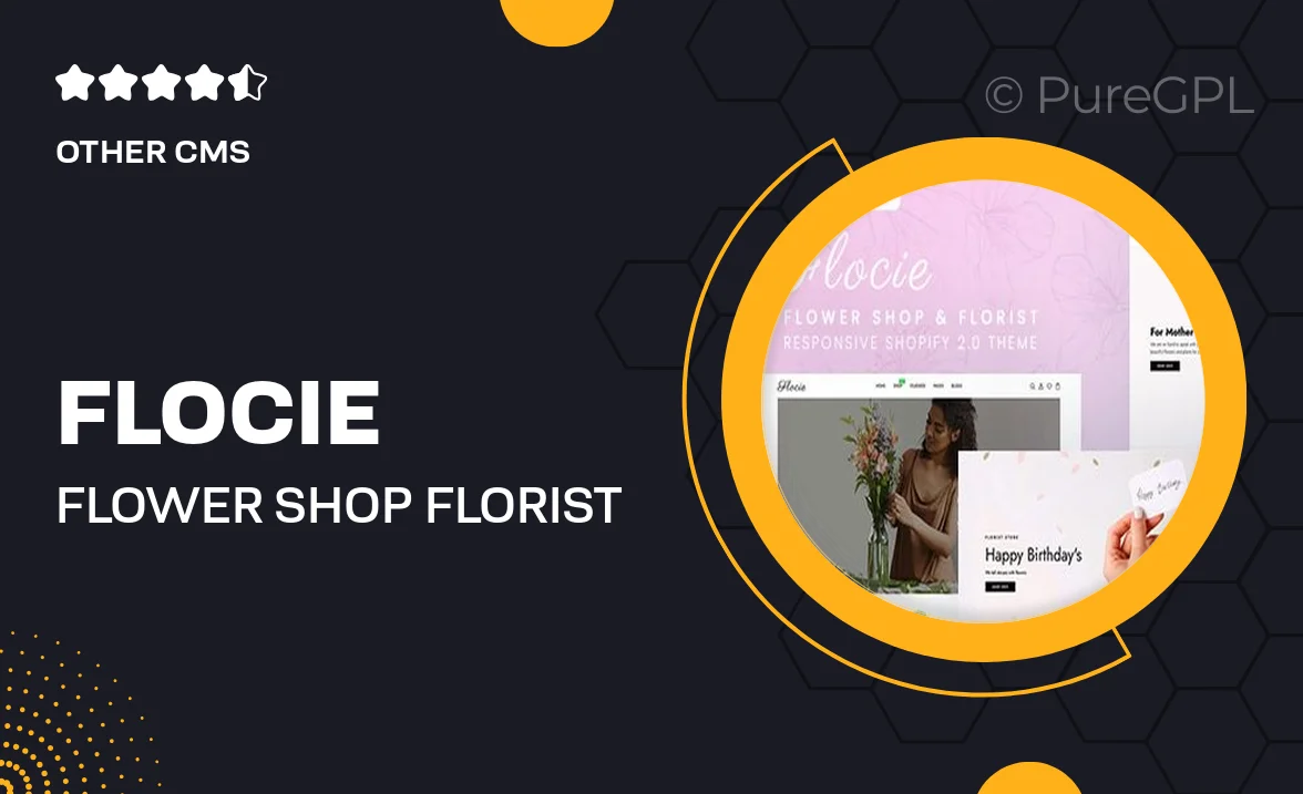 Flocie – Flower Shop & Florist Responsive Shopify 2.0 Theme