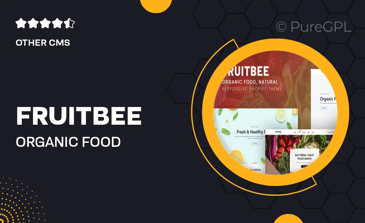 FruitBee – Organic Food, Natural Shopify Theme