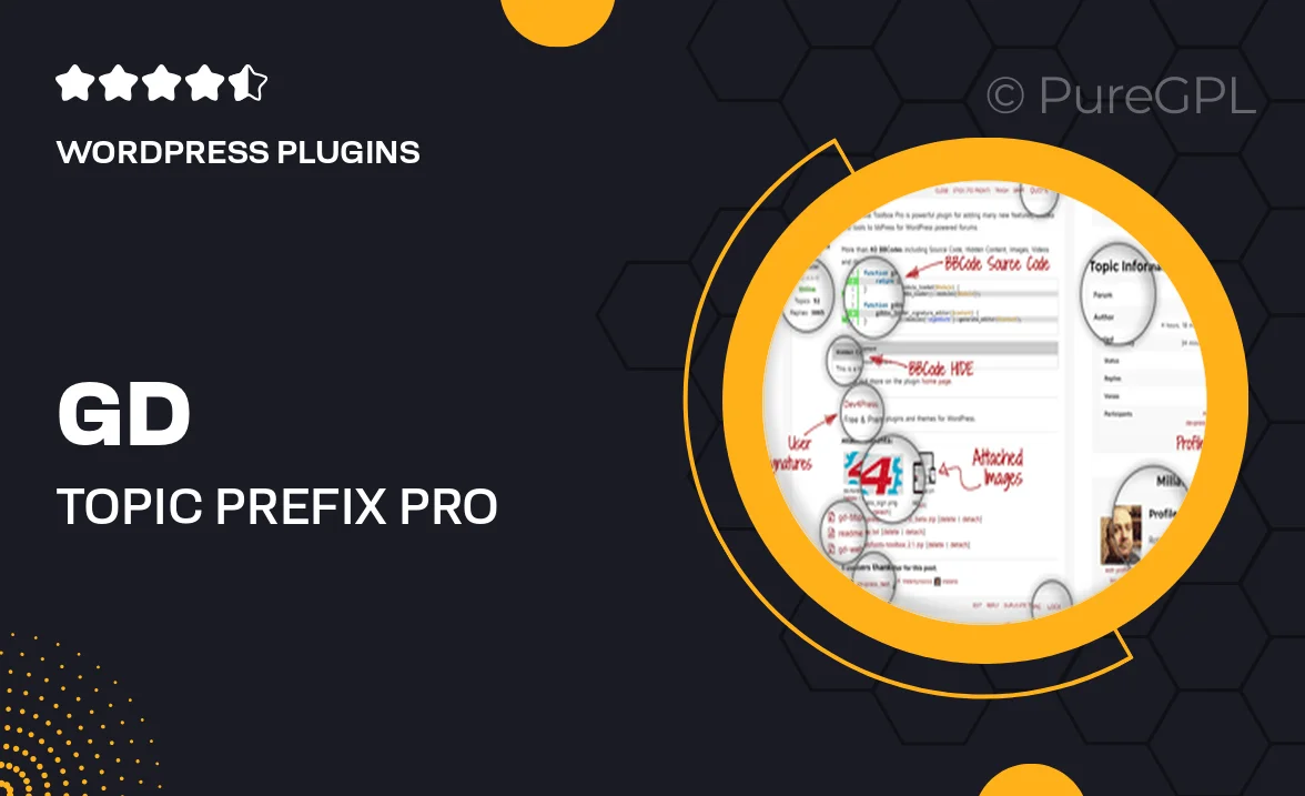 GD Topic Prefix Pro for bbPress