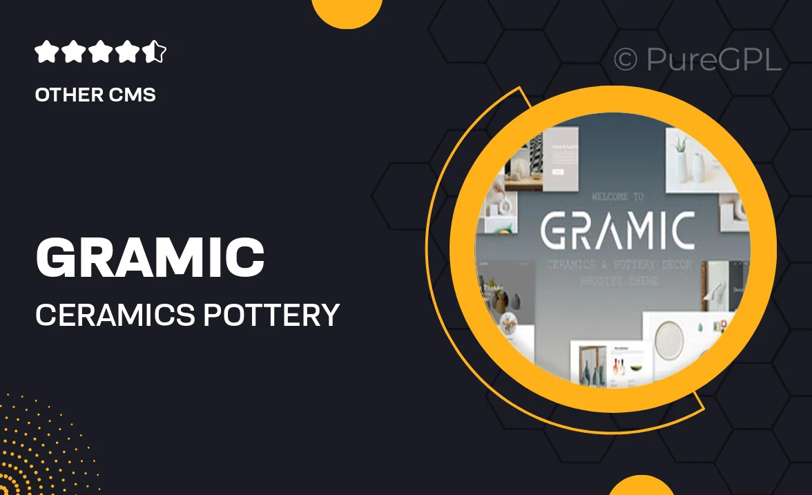 Gramic – Ceramics & Pottery Decor Shopify Theme