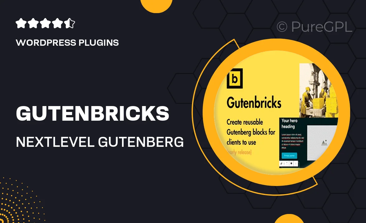 GutenBricks – Next-Level Gutenberg Blocks with Bricks Builder