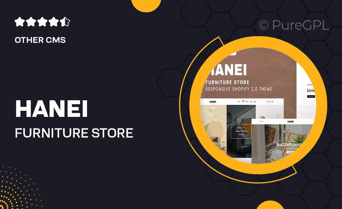 Hanei – Furniture Store Responsive Shopify 2.0 Theme