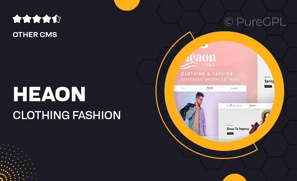 Heaon – Clothing & Fashion Responsive Shopify 2.0 Theme