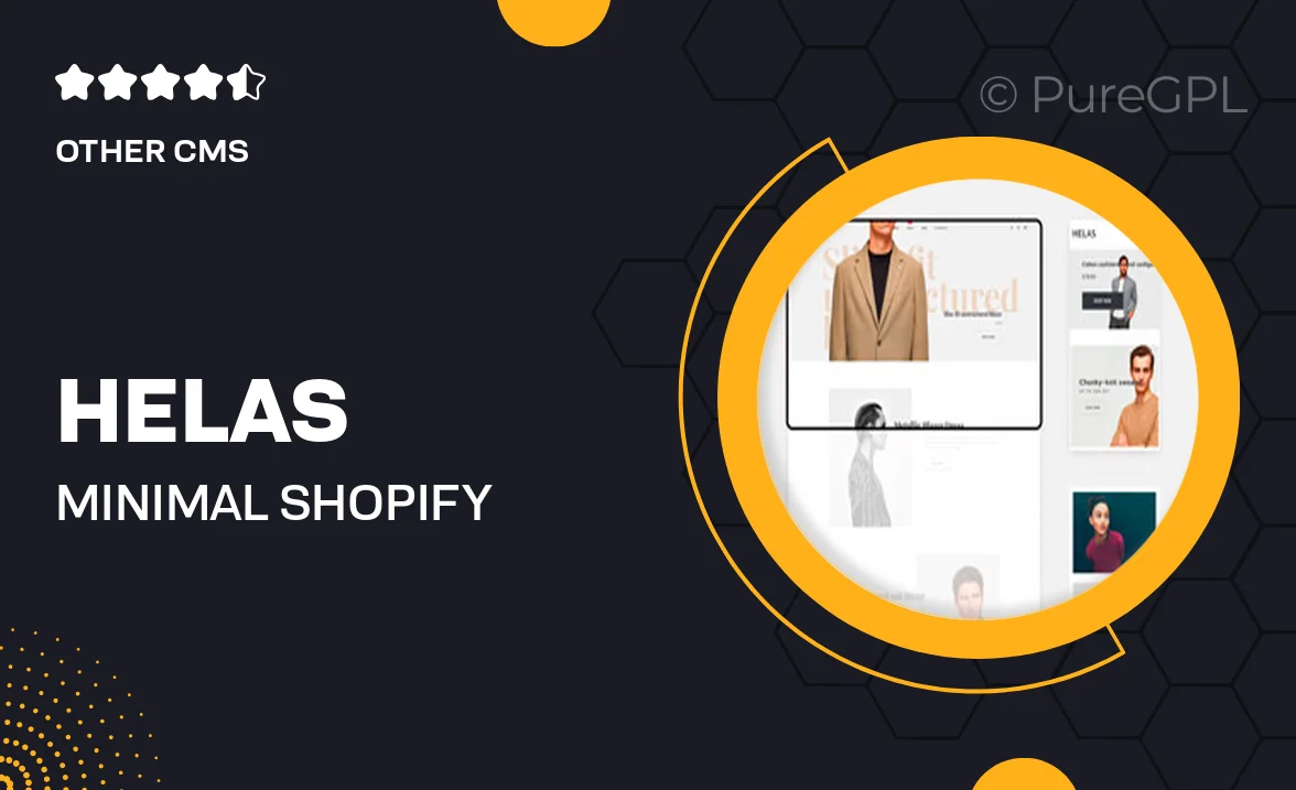 Helas – Minimal Shopify Theme