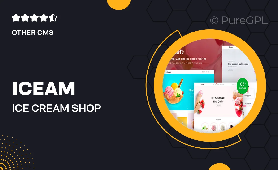 Iceam – Ice Cream Shop Shopify 2.0 Theme