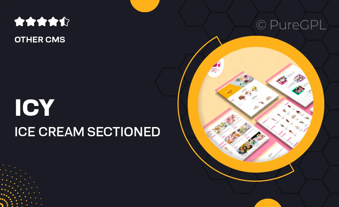 Icy – Ice Cream Sectioned Shopify Theme