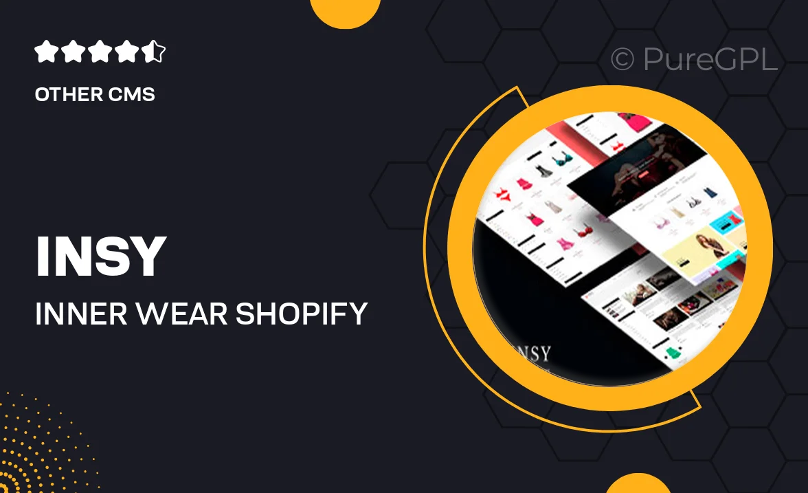 Insy | Inner Wear Shopify Theme