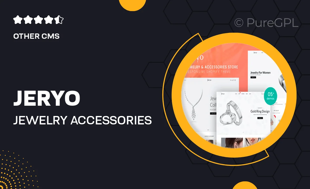 Jeryo – Jewelry & Accessories Shopify Theme