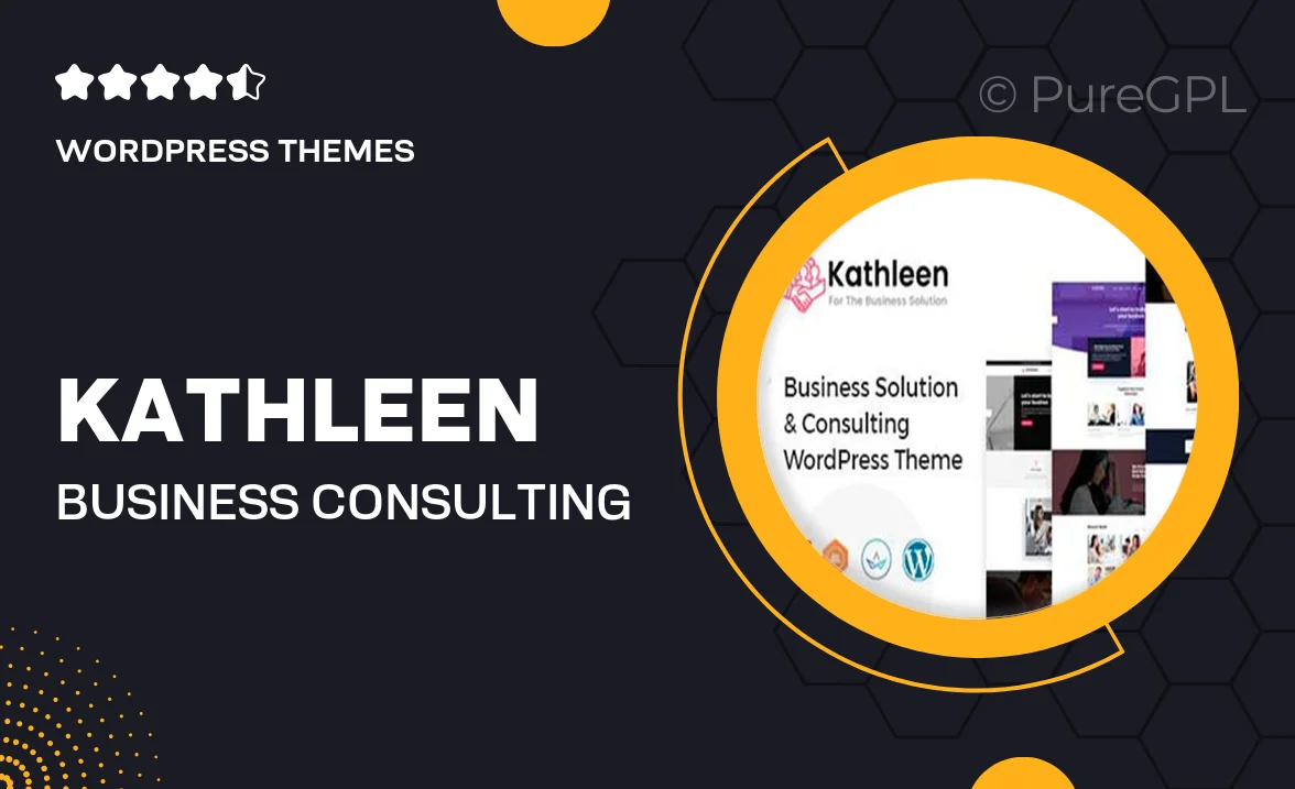 Kathleen – Business Consulting WordPress Theme