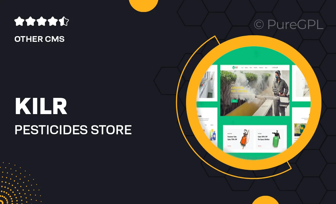 Kilr – Pesticides Store, Services Shopify Theme