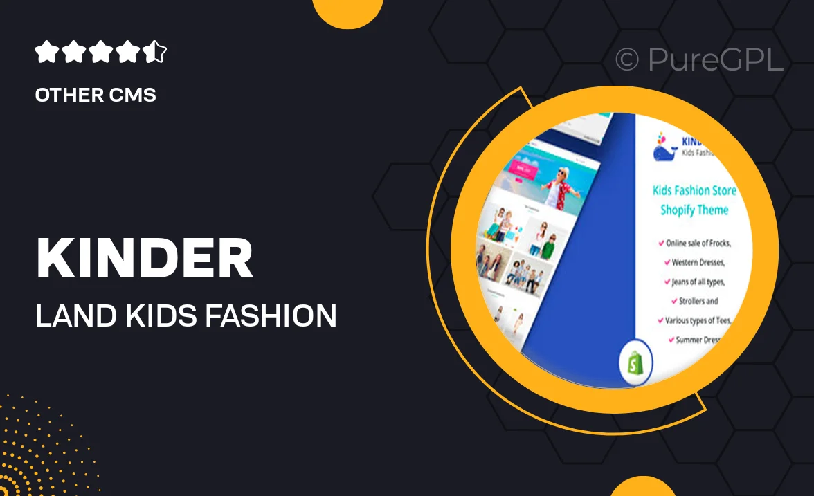 Kinder Land – Kids Fashion Store Shopify Theme