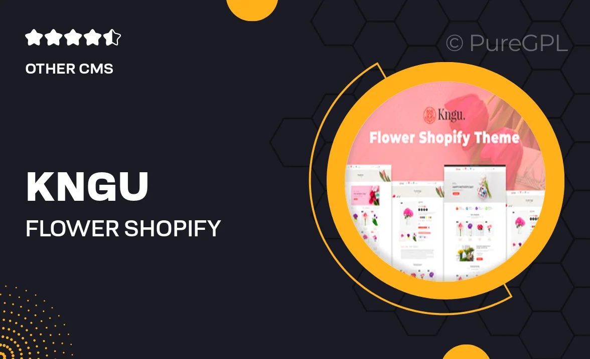 Kngu Flower Shopify Theme