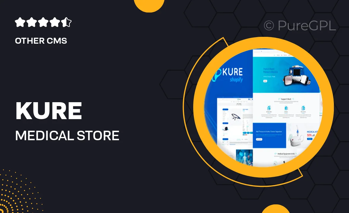 Kure | Medical Store Shopify Theme