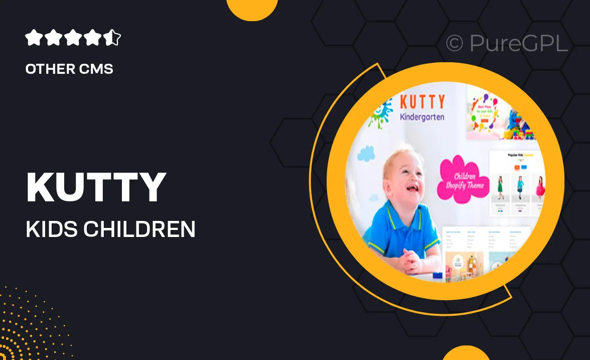 Kutty Kids | Children Shopify Theme