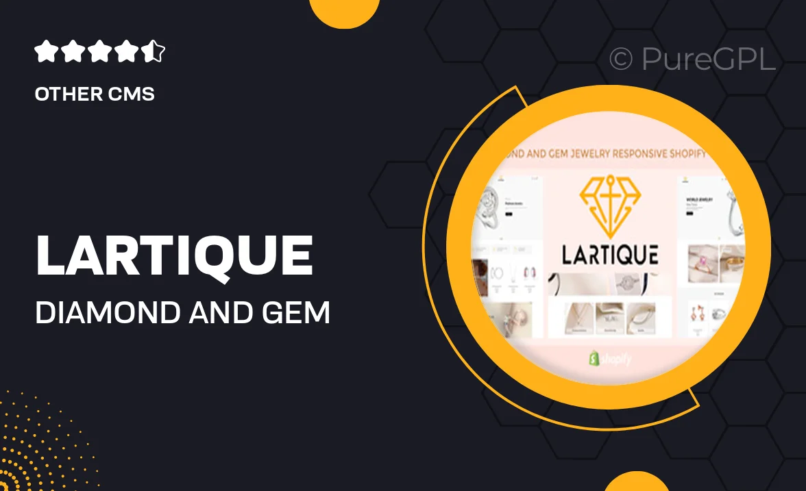 Lartique – Diamond And Gem Jewelry Shopify Theme