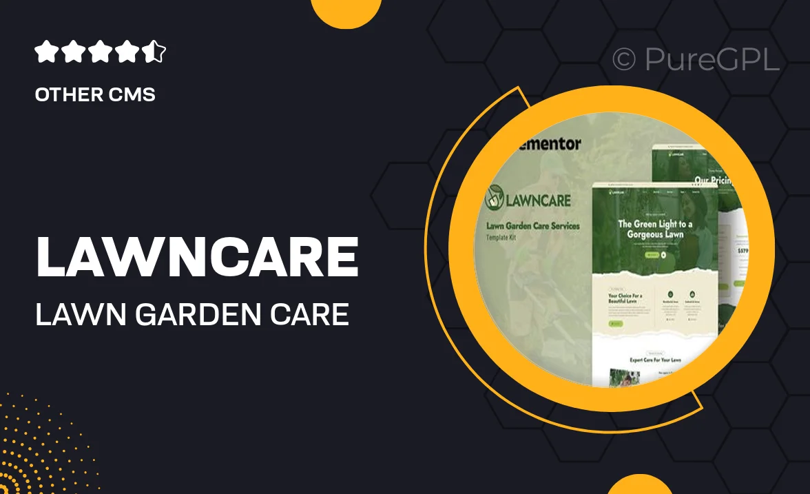 Lawncare – Lawn Garden Care Service Elementor Template Kit