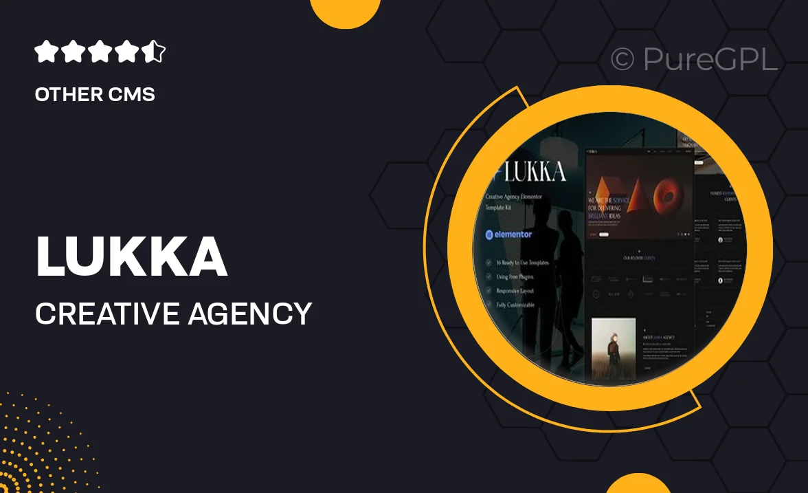 Lukka – Creative Agency Elementor Template Kit