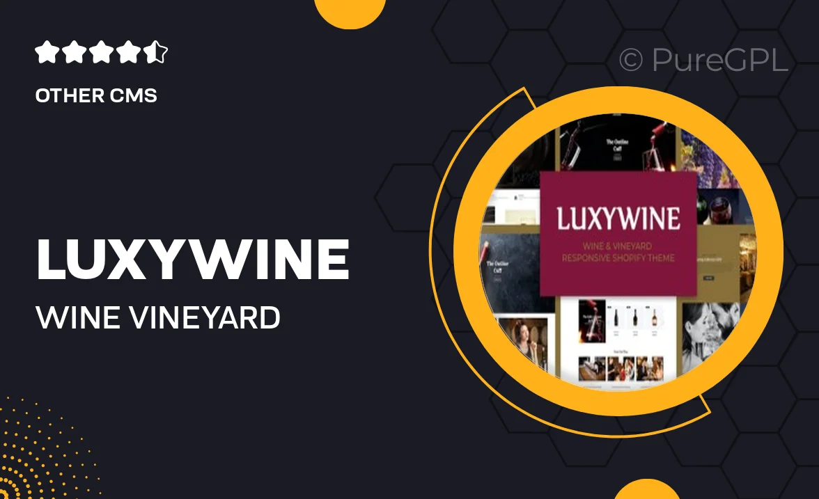 Luxywine – Wine & Vineyard Shopify Theme