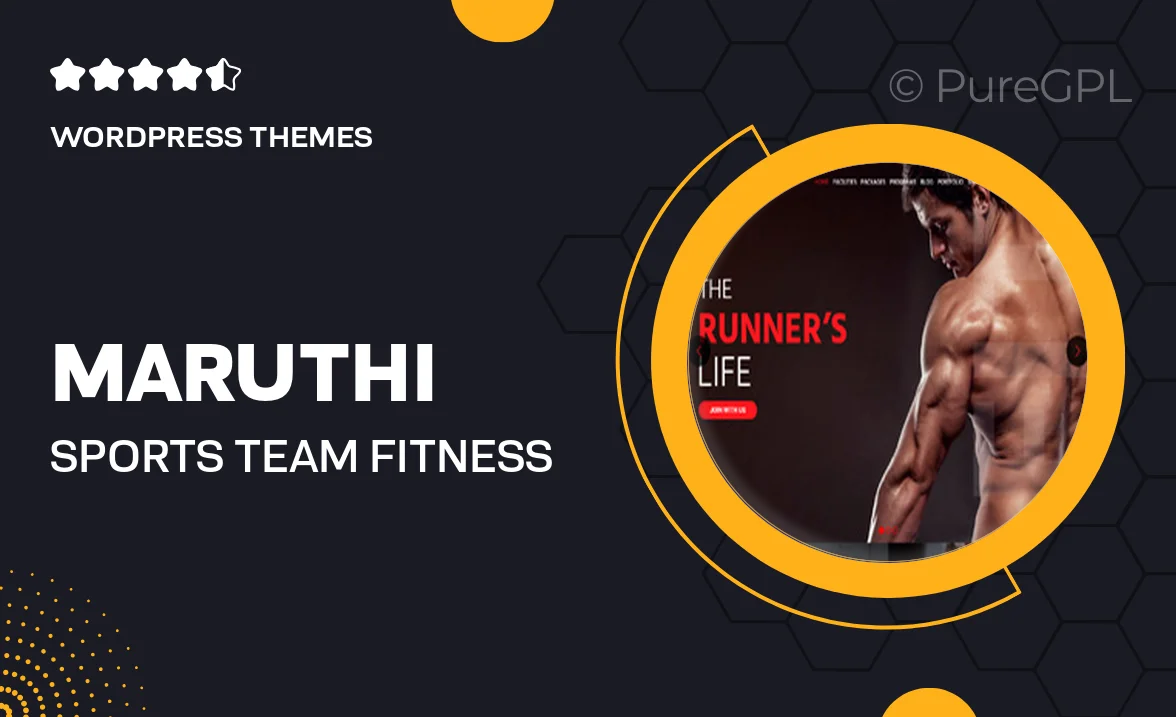 Maruthi – Sports Team, Fitness Gym