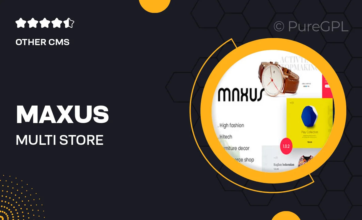 Maxus – Multi Store Responsive Shopify Theme