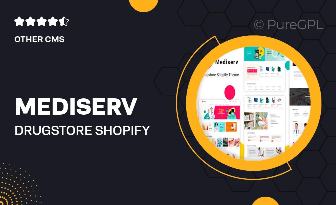 Mediserv – Drugstore Shopify Theme