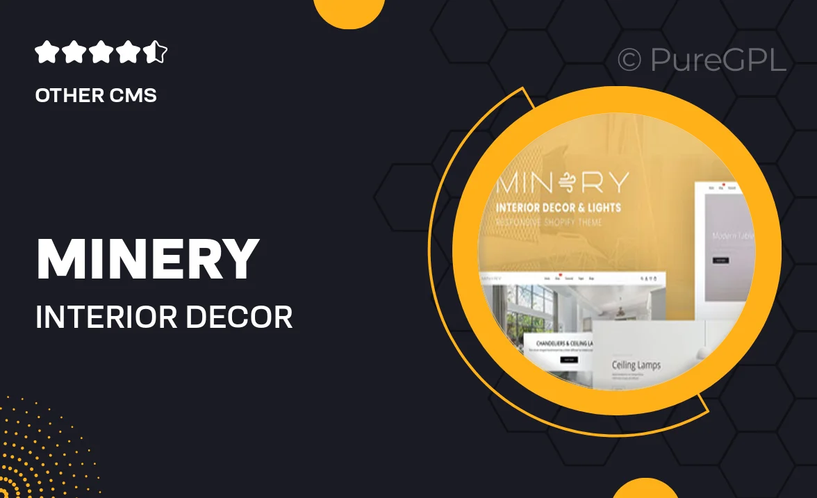 Minery – Interior Decor & Lights Shopify Theme