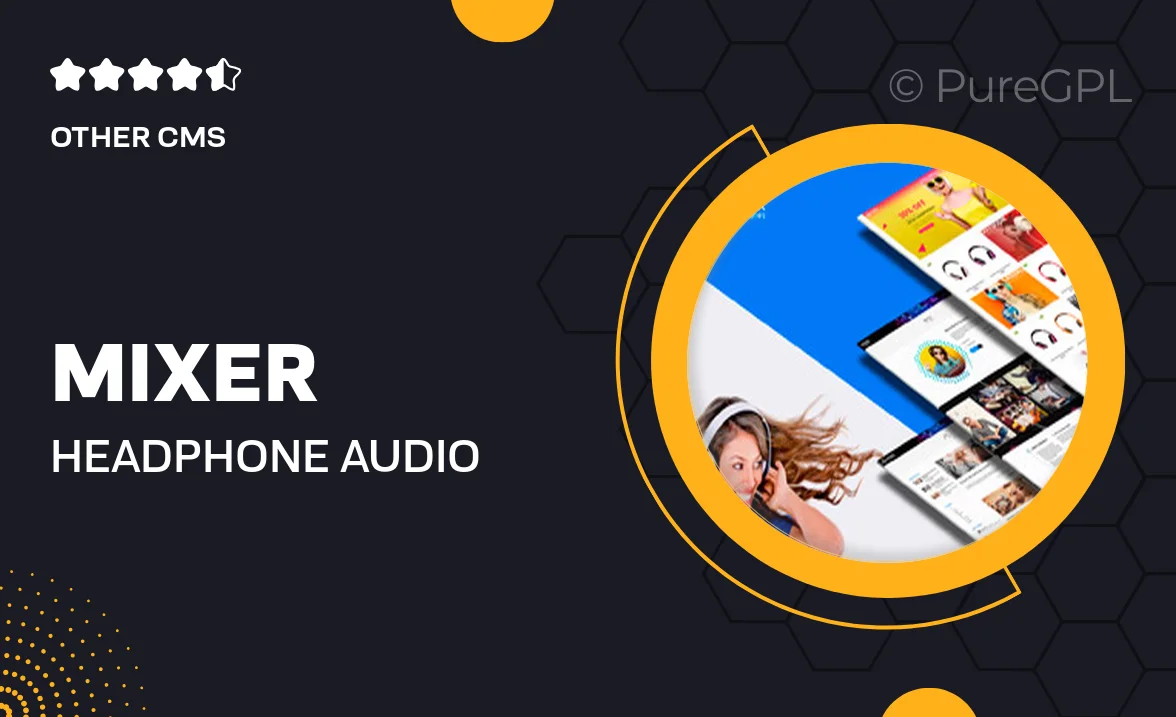 Mixer – Headphone & Audio Responsive Shopify Theme