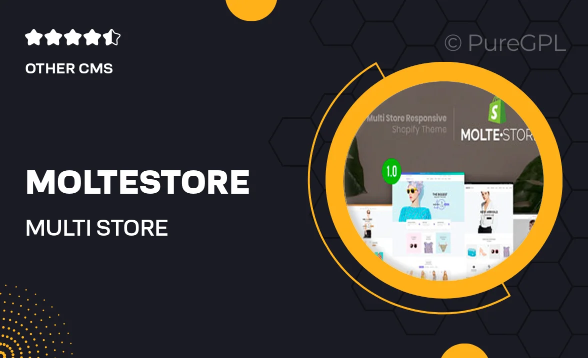 MolteStore – Multi Store Responsive Shopify Theme