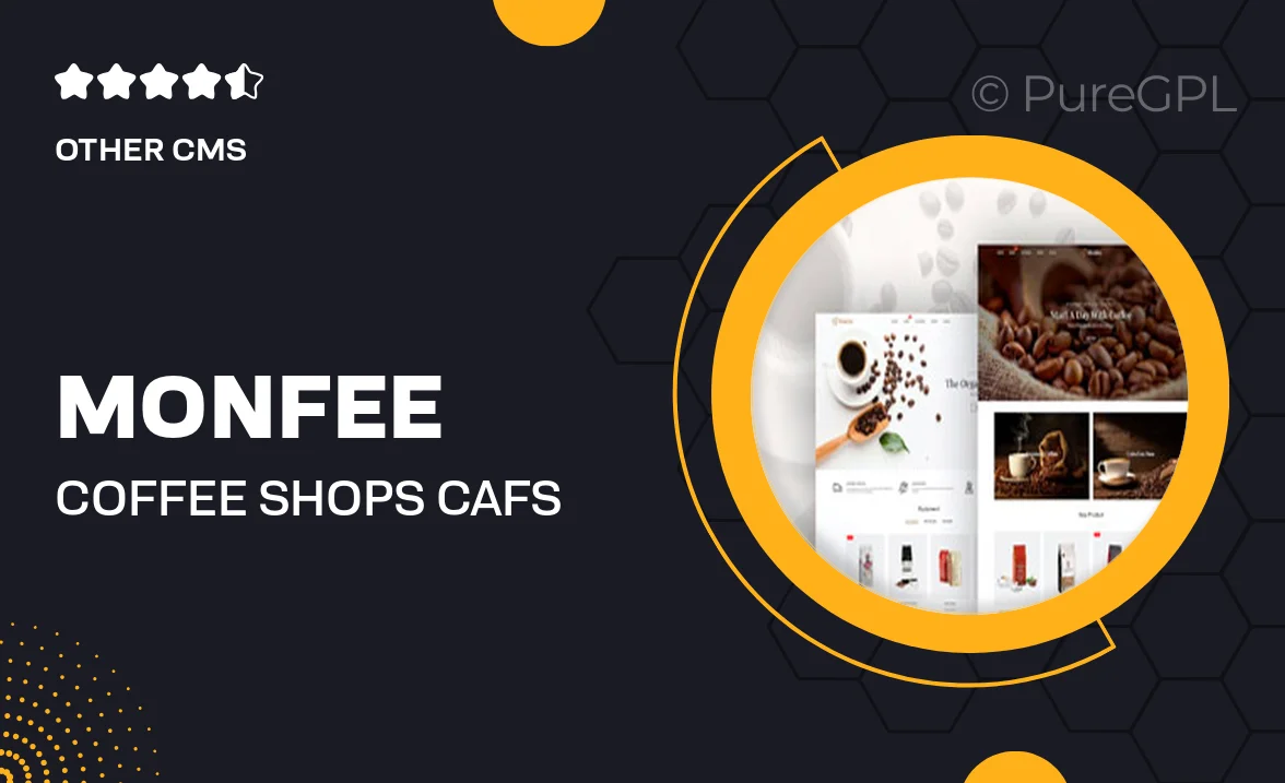 Monfee – Coffee Shops & Cafés Shopify Theme