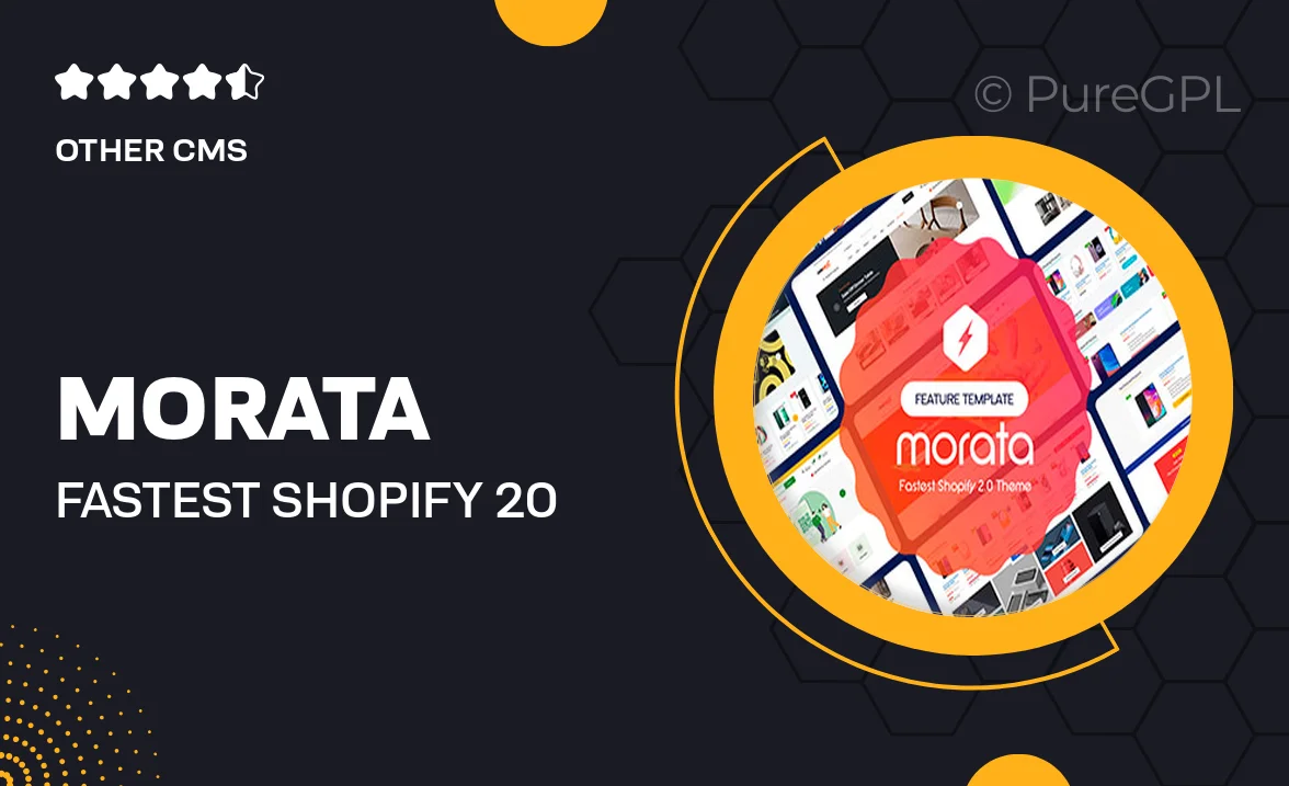 Morata – Fastest Shopify 2.0 Theme