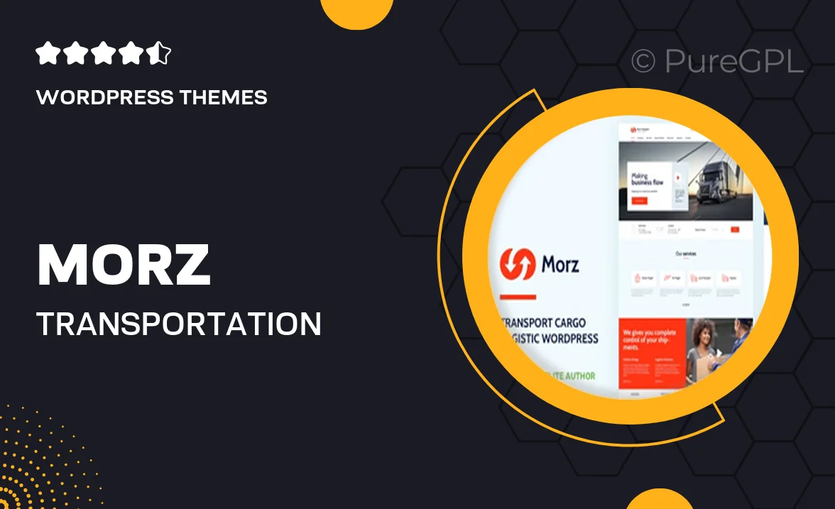 Morz – Transportation WordPress Theme