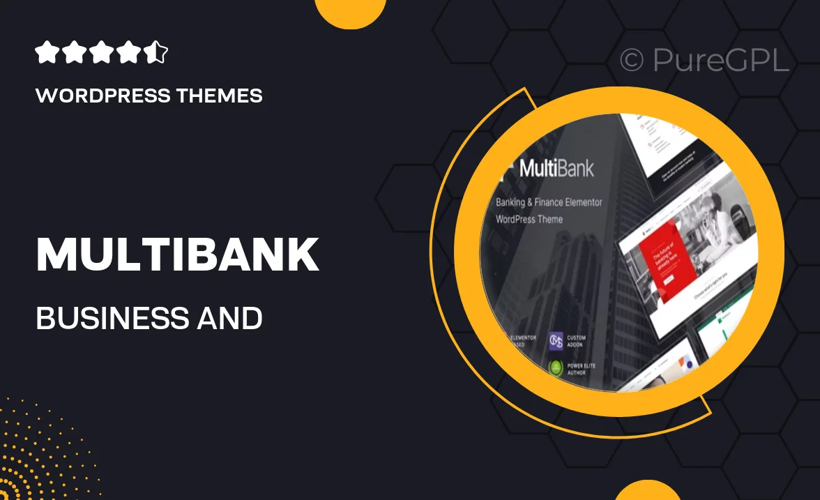 Multibank – Business and Finance WordPress Theme