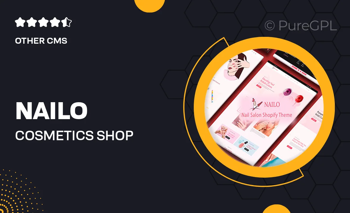 Nailo – Cosmetics Shop Shopify Theme